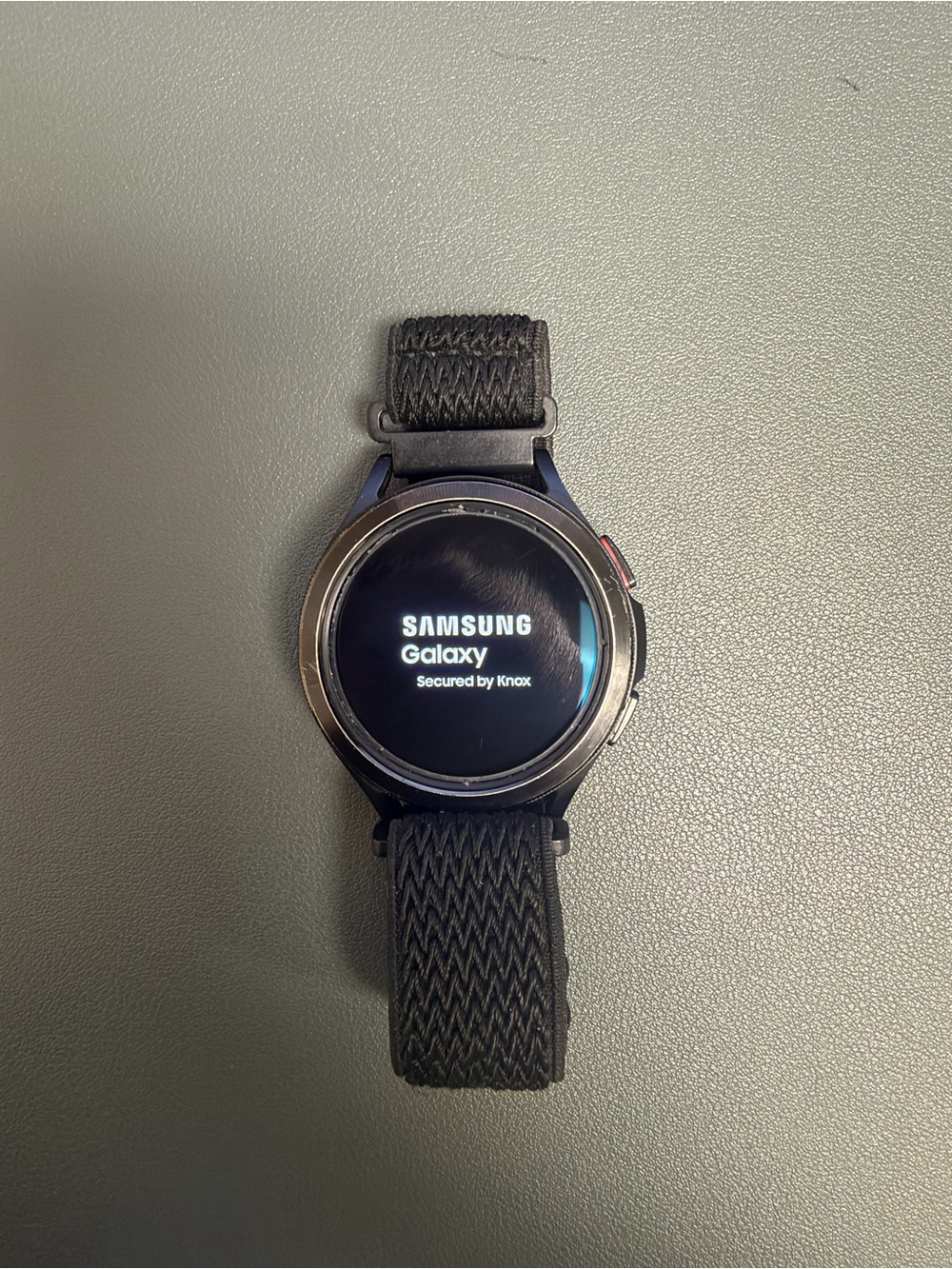 Samsung Galaxy Smartwatch - Black Strap, Silver Bezel